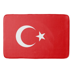 Tapis De Bain Drapeau Turquie