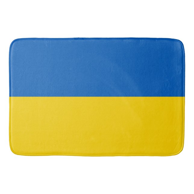 Tapis De Bain Drapeau ukrainien (Ukraine) (Devant)