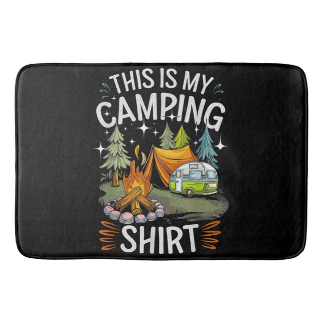Tapis De Bain Drôle C'est Mon Camping Pour Campeur (Devant)