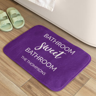 Tapis De Bain Drôle Citation Violet Bain Mat