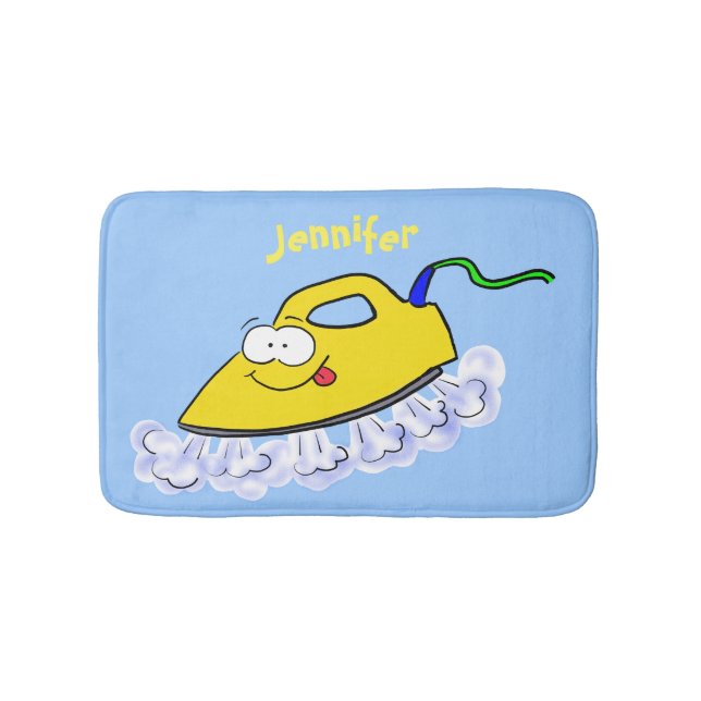 Tapis De Bain Drôle dessin animé linge de fer (Devant)