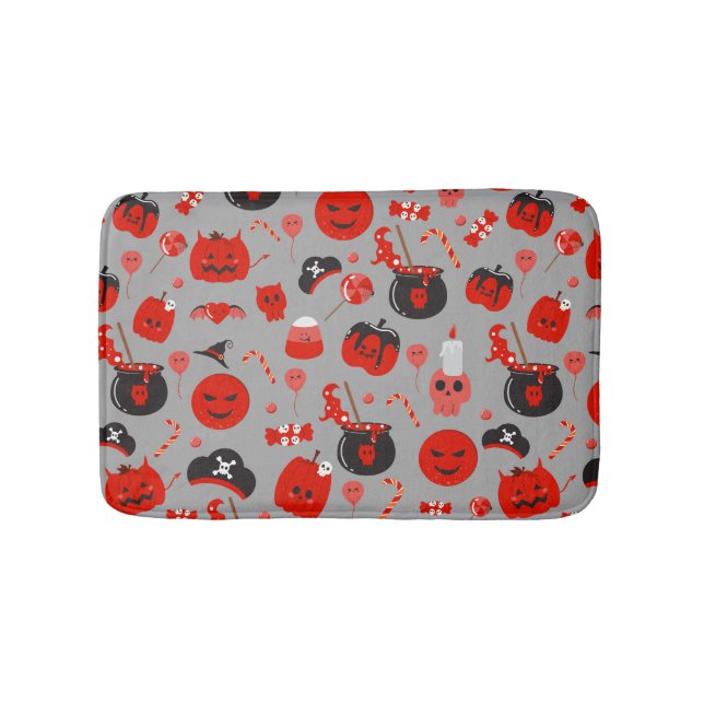 Tapis De Bain Drôle Halloween Ghost Ghost Personnalisé Bath Mat (Devant)