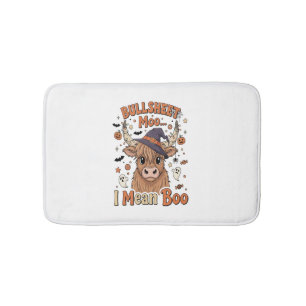 Tapis De Bain Drôle Halloween Vache Bullsheet Je Veux Dire