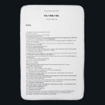 Tapis de bain du bébé MSDS<br><div class="desc">Une fiche technique matérielle de sécurité (MSDS) pour votre bébé. Les bébés ont maintenant leur propre étiquette de mise en garde. Ce tapis de bain humoristique décrit les dangers et les mesures de sécurité requis pour s'inquiéter de et nettoyer après un bébé. N'importe qui qui a travaillé autour des produits...</div>