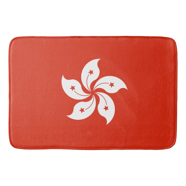 Tapis de bain du drapeau de Hong Kong (Devant)