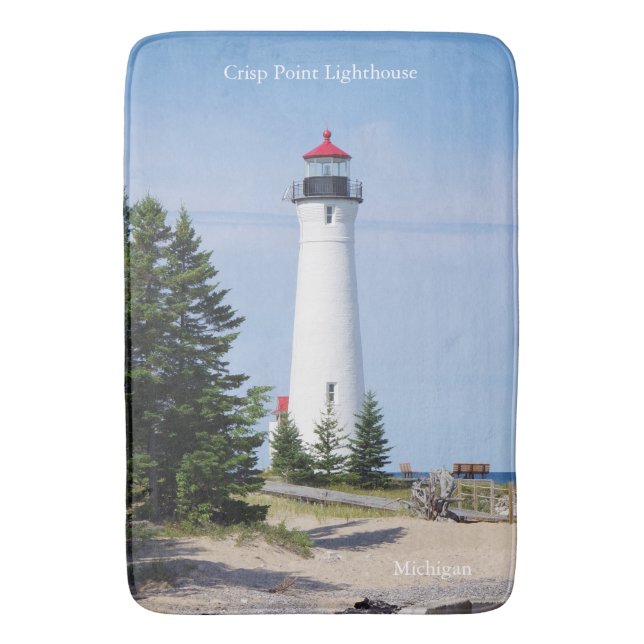 Tapis de bain du phare de Crisp Point (devant Vertical)