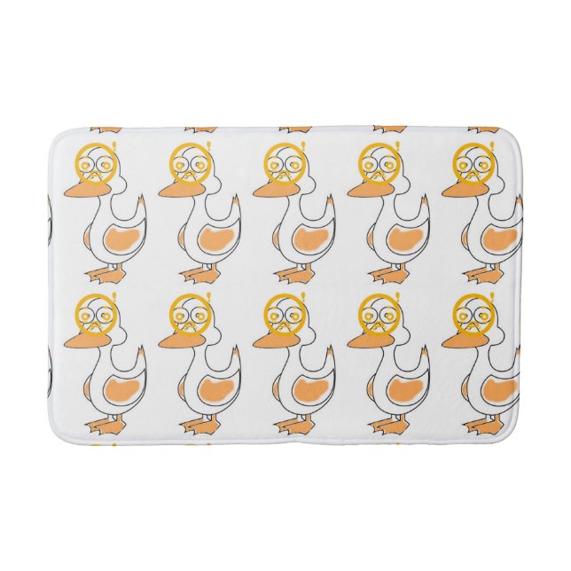 TAPIS DE BAIN **DUCKIES SILLEMENT** SALLE DE BAINS MAT (Devant)