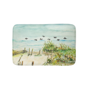 Tapis De Bain Dunes de sable et banques externes la Caroline du