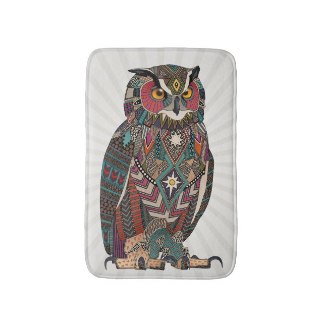 Tapis De Bain eagle owl (Devant (Vertical))