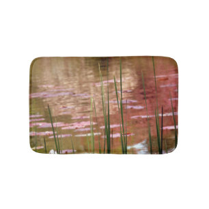 Tapis De Bain Eau à travers des roseaux Bathmat