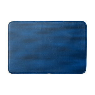 Tapis De Bain Eau Bleue Foncé Ondes