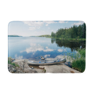Tapis De Bain Eau Canot sur le lac Suède