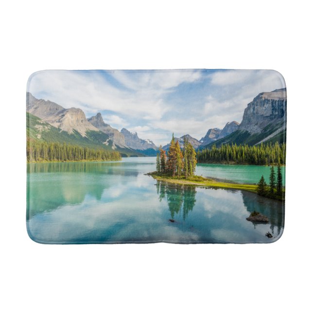 Tapis De Bain Eau | Lac Maligne, Parc national Jasper, Canada (Devant)