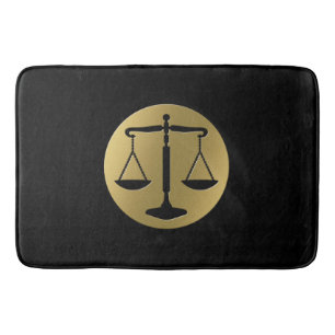 Tapis De Bain Échelles d'avocat de la justice  