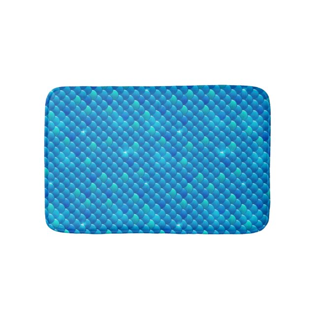 Tapis De Bain échelles de poissons de rivière (Devant)