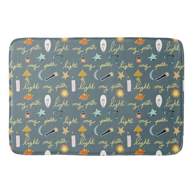 Tapis De Bain Éclairez Mon Chemin (Devant)