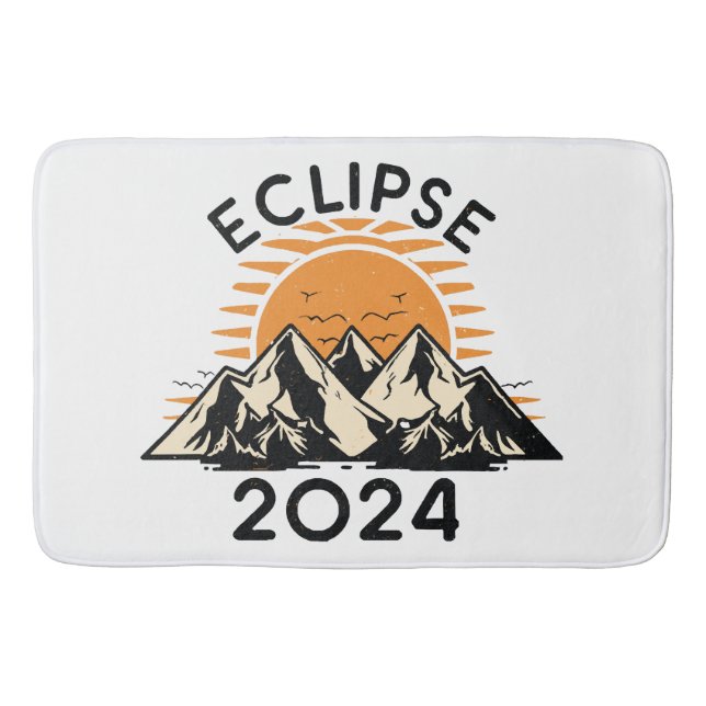 Tapis De Bain Éclipse solaire totale 2024 (Devant)