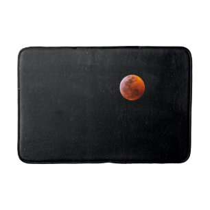 Tapis De Bain Éclipse totale de Lune de sang   Big Island Hawaï