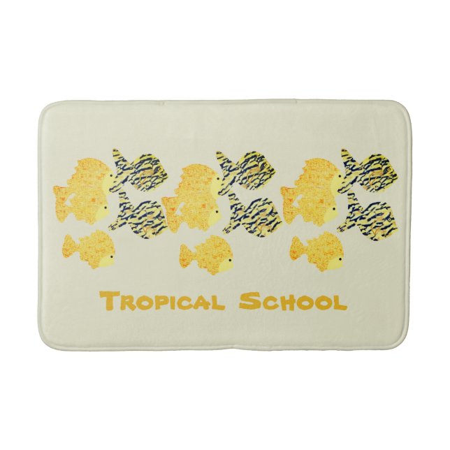 Tapis De Bain École tropicale (Devant)
