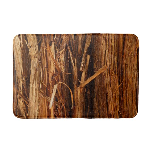 Tapis De Bain Écorce de bois texturée de cèdre (Devant)