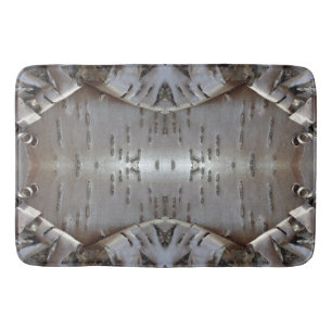 Tapis De Bain Écorce de bouleau frisé Arbre rustique