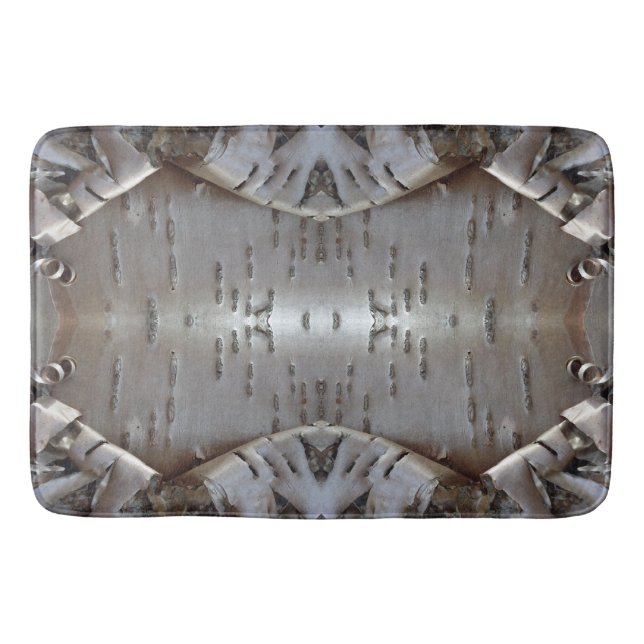 Tapis De Bain Écorce de bouleau frisé Arbre rustique (Devant)