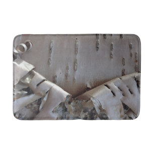 Tapis De Bain Écorce de bouleau frisé Arbre rustique