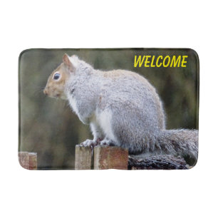 Tapis De Bain Écureuil gris mou
