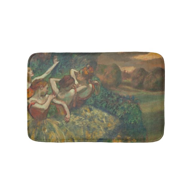 Tapis De Bain Edgar Degas Quatre Danseurs Impressionniste (Devant)