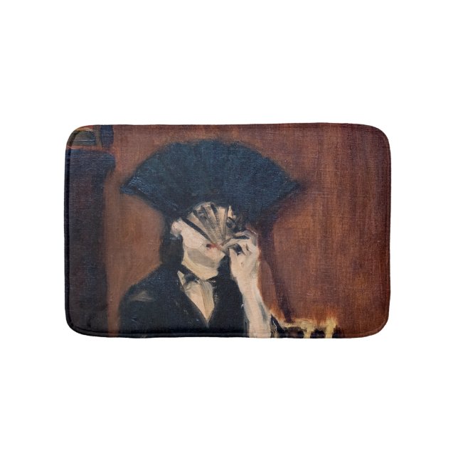 Tapis De Bain Edouard Manet - Berthe Morisot avec ventilateur (Devant)