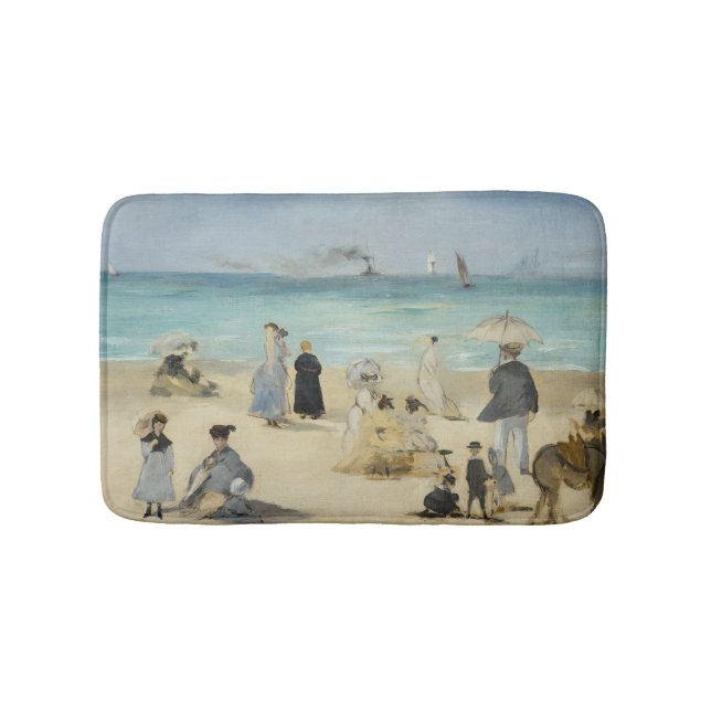 Tapis De Bain Edouard Manet - Sur la plage, Boulogne-sur-Mer (Devant)