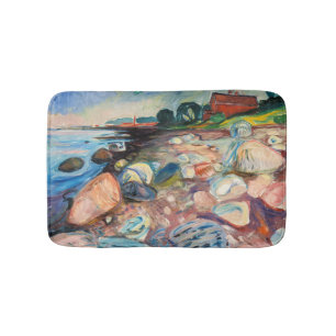 Tapis De Bain Edvard Munch - Rive avec Maison Rouge