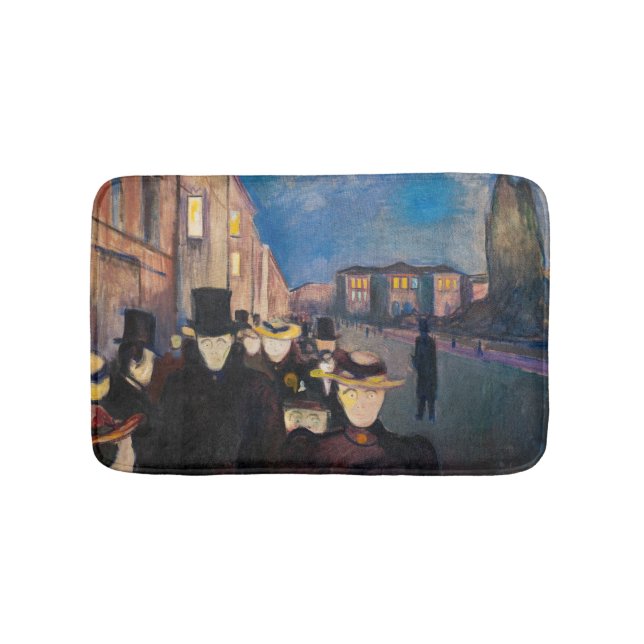 Tapis De Bain Edvard Munch - Soirée sur Karl Johan Street (Devant)