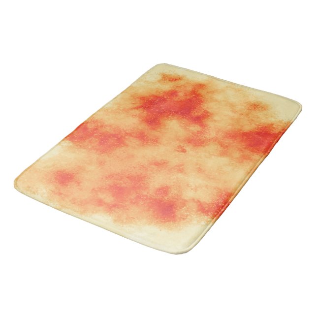 Tapis De Bain Effet nuage orange Mat de bain (Angle)