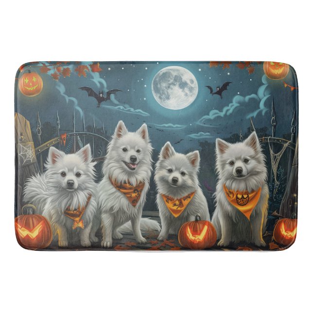 Tapis De Bain Éffrayant américain Eskimo Halloween (Devant)