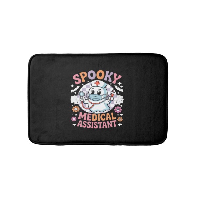 Tapis De Bain Éffrayant Médicale Assistant Cute Halloween Essent (Devant)
