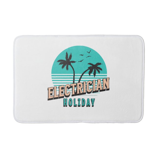 Tapis De Bain Électricien de vacances (Devant)