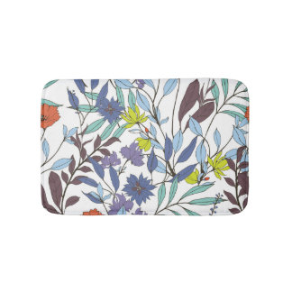 Tapis De Bain Élégance florale, Arrière - plan Vintage Abstrait.