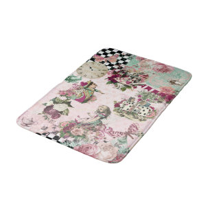 Tapis De Bain Elegant Alice au pays des merveilles chic