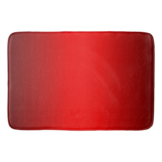 Tapis De Bain Élégant dégradé rouge (Devant)