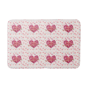 Tapis De Bain Élégant Heureuse Sainte-Valentin