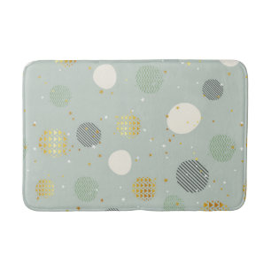 Tapis De Bain Élégant Motif de Noël Abstrait moderne