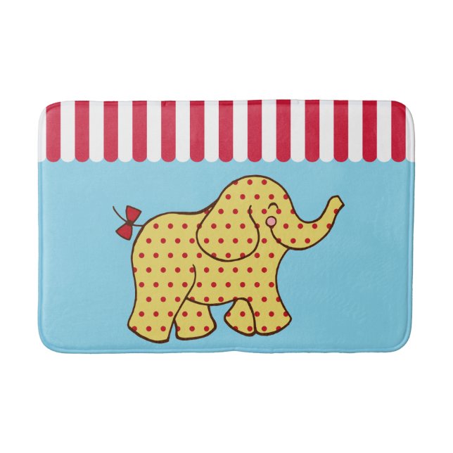 Tapis de bain éléphant Circus (Devant)
