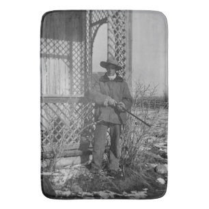 Tapis De Bain Éleveur de ranch cow-boy ou hors-la-loi canadien d