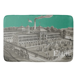 Tapis De Bain Elgin Watch Factory Elgin Illinois 1871