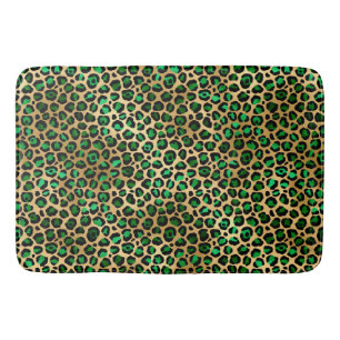 Tapis De Bain Emerald et Gold Safari Series Design 8