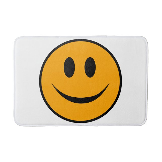Tapis De Bain Emoji du visage souriant (Devant)