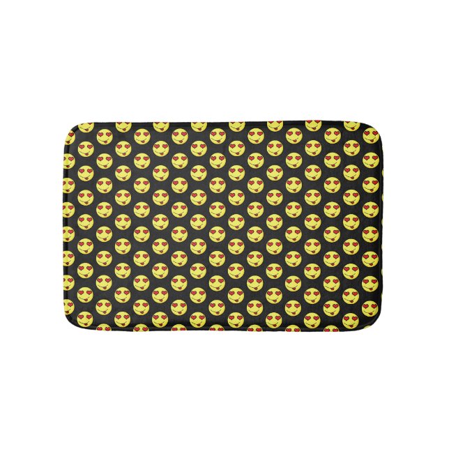 Tapis De Bain Emoji en amour (Devant)