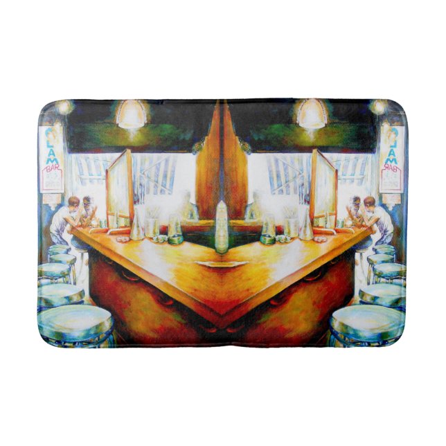 Tapis De Bain Émotionnel pour motiver, logique pour justifier (Devant)