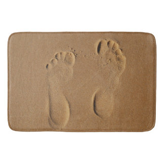Tapis de Bain Empreinte Dans Le Sable